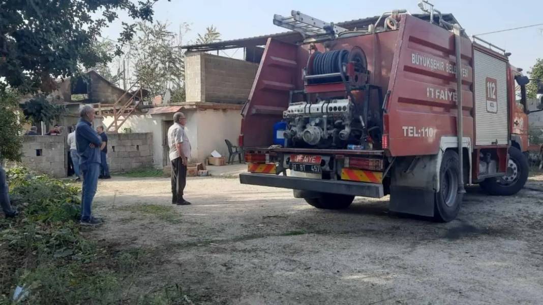 Adana’da Çıkan Yangında Mahsur Kalan Kadından Acı Haber! 1